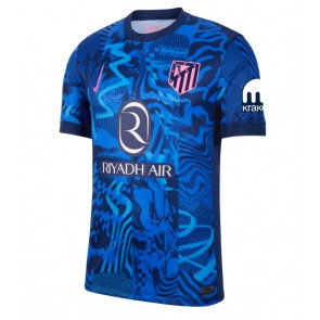 Lacne Muži Futbalové dres Atletico Madrid 2024-25 Krátky Rukáv - Tretina